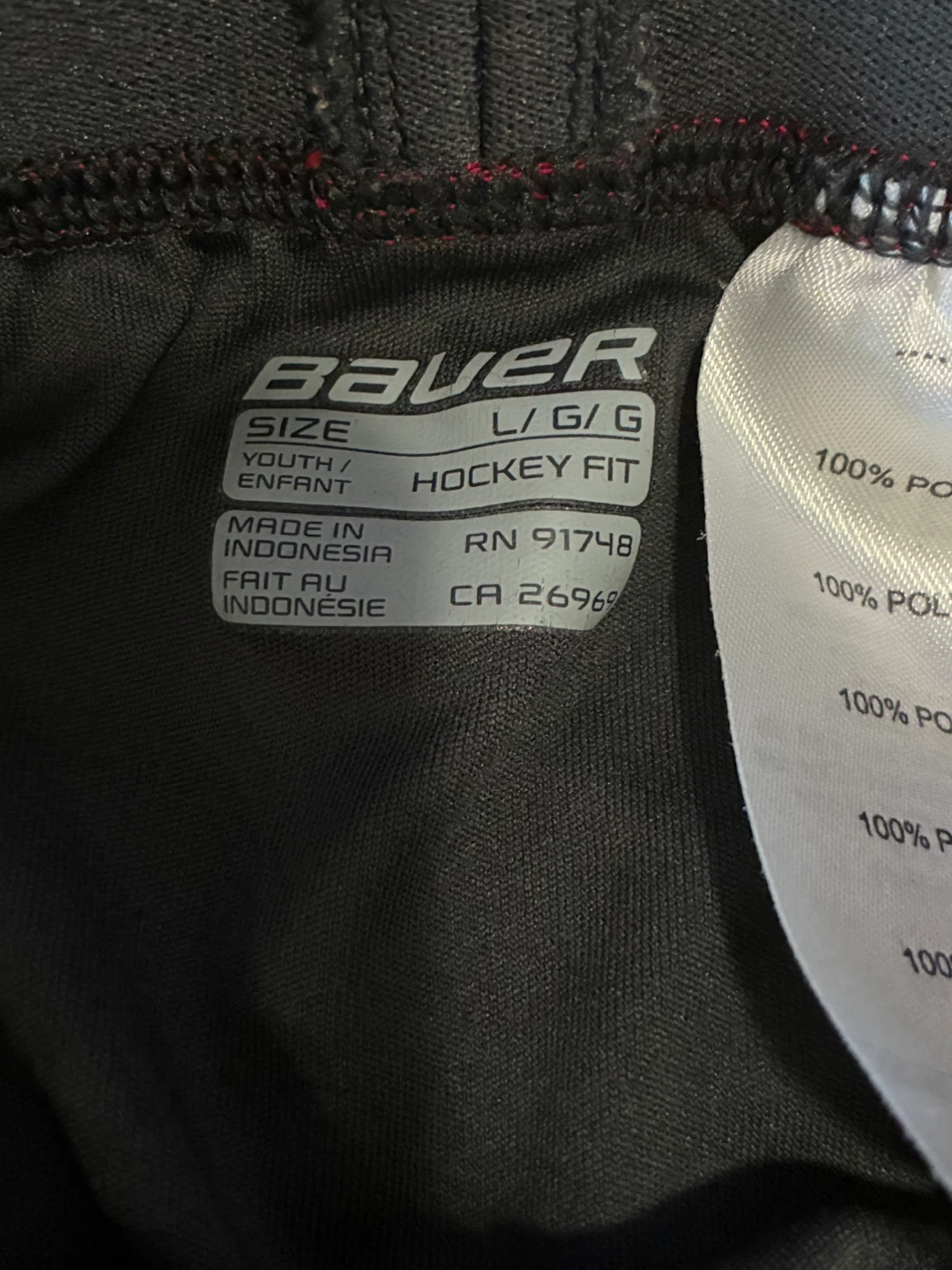 Bauer Hockey Fit Base Layer Pants - photo 2