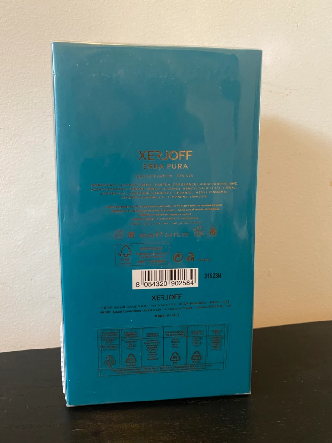 Xerjoff Erba Pura EDP 3.4oz 100ml Factory Sealed - photo 3