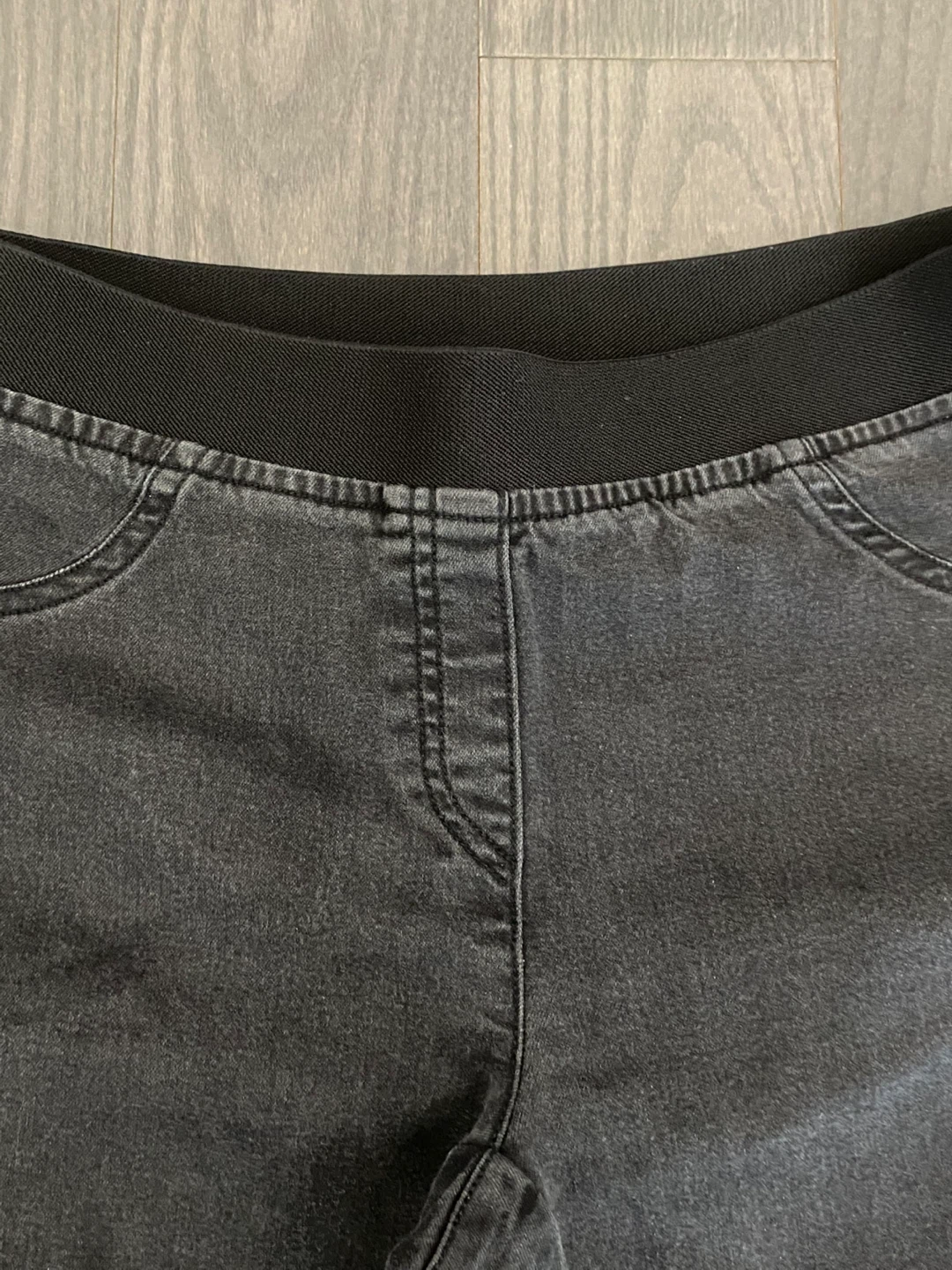 Black Wash Denim Pants - photo 2