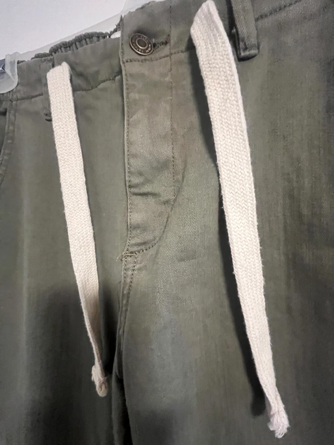 olive green Kensie Jeans "The Girlfriend" pants Size XS - photo 2