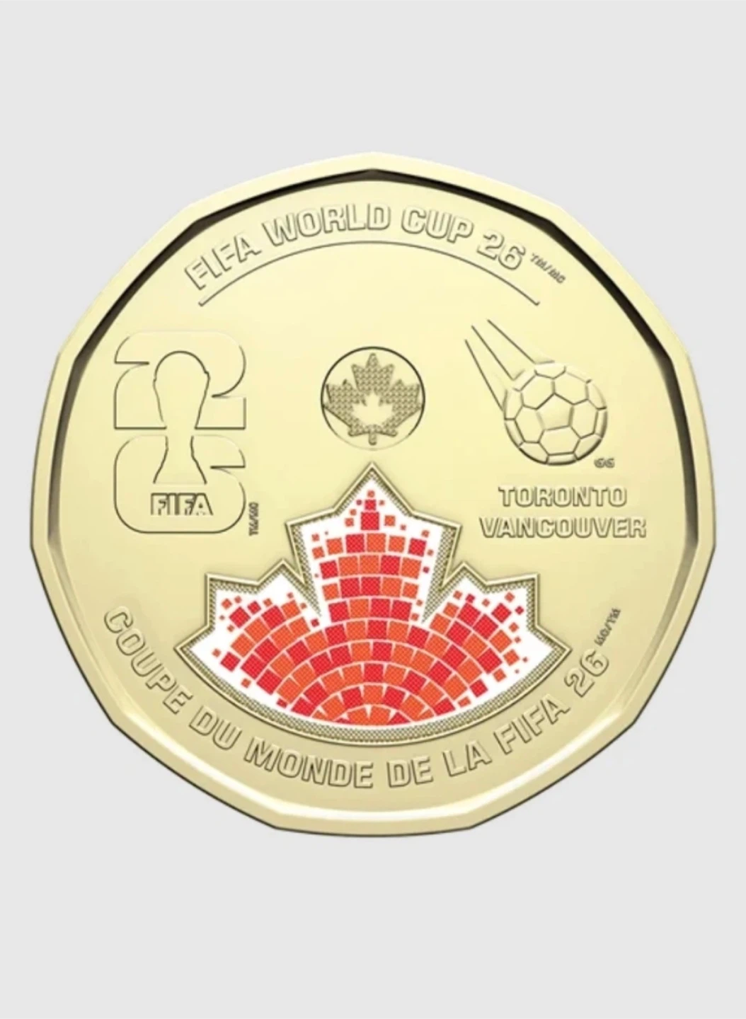 Canada FIFA World Cup 2026 Commemorative Dollar Coin - photo 5