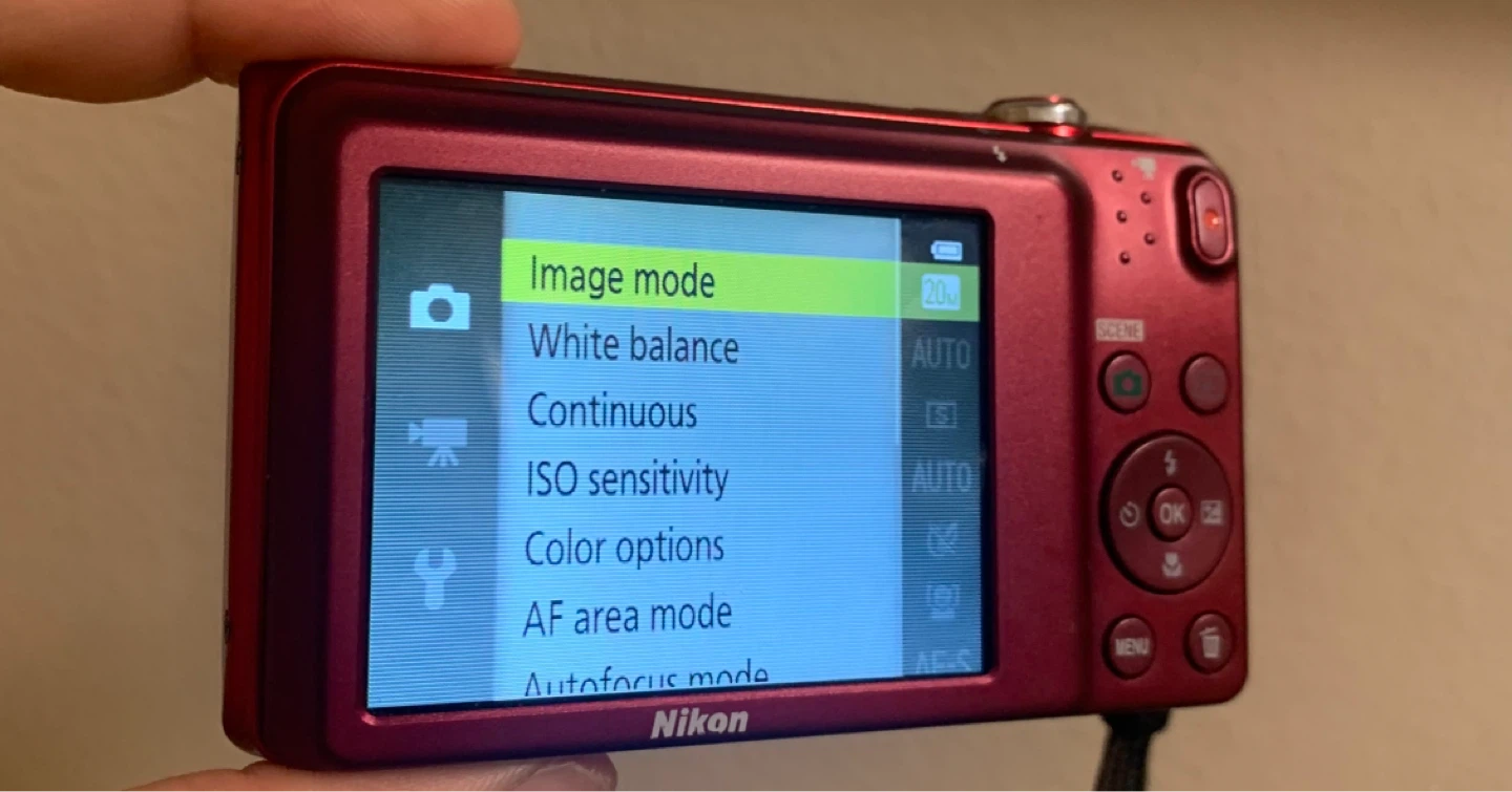 Nikon COOLPIX S3500 Digital Camera - Red - photo 3