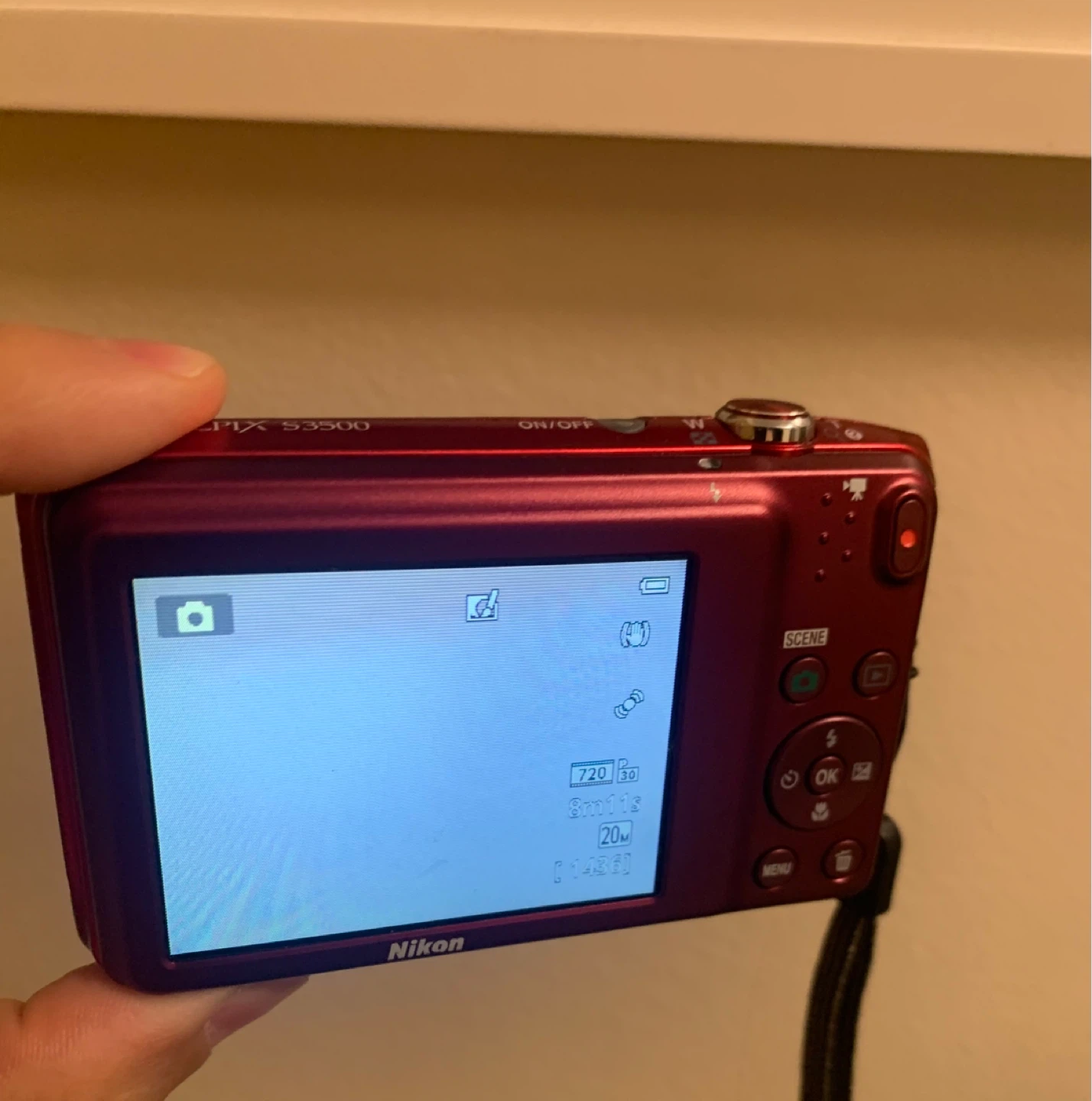 Nikon COOLPIX S3500 Digital Camera - Red - photo 4