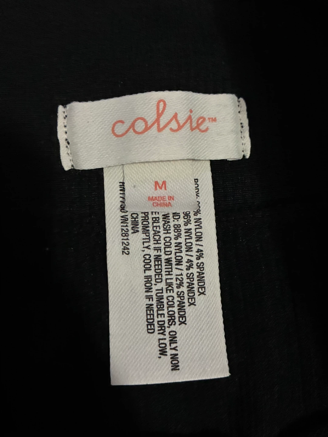 Colsie Black Ribbed Bike Shorts - photo 3