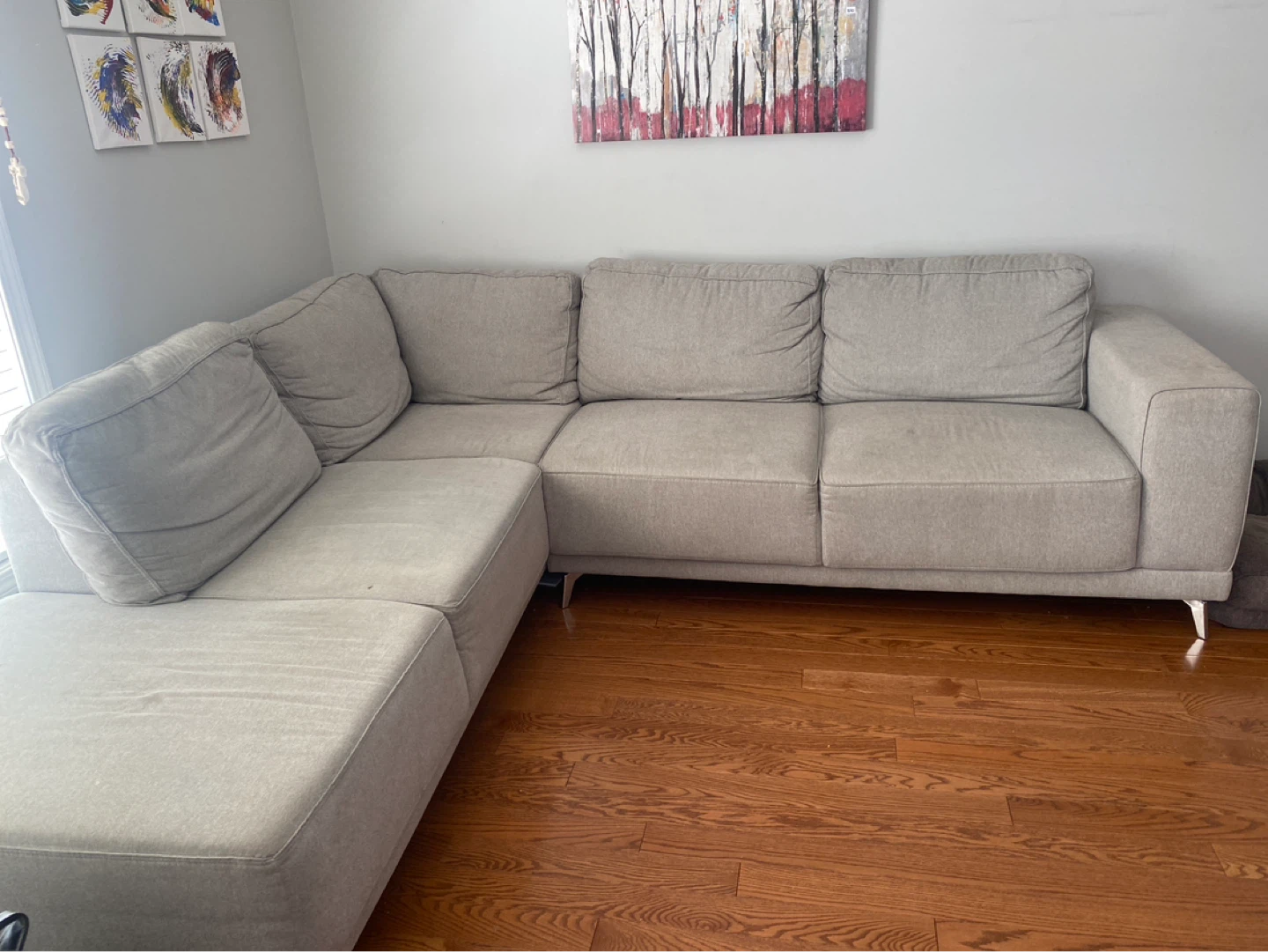 Light Grey Sectional Sofa