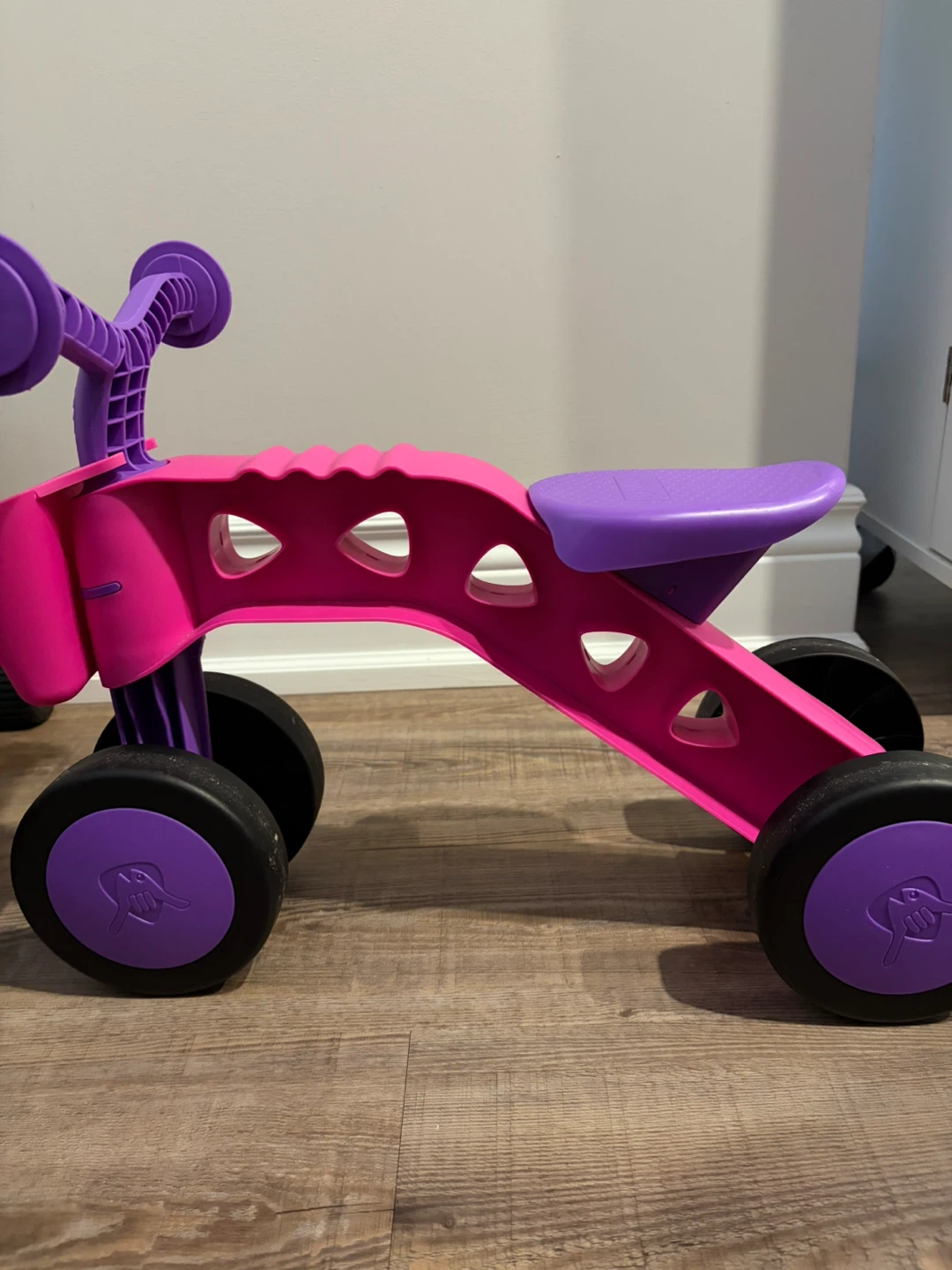 Pink and Purple Ride Balance bike