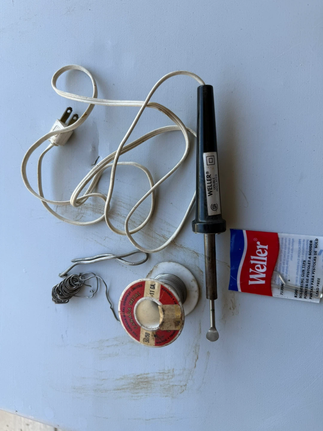 Weller Soldering Iron Kit with Solder and Tips