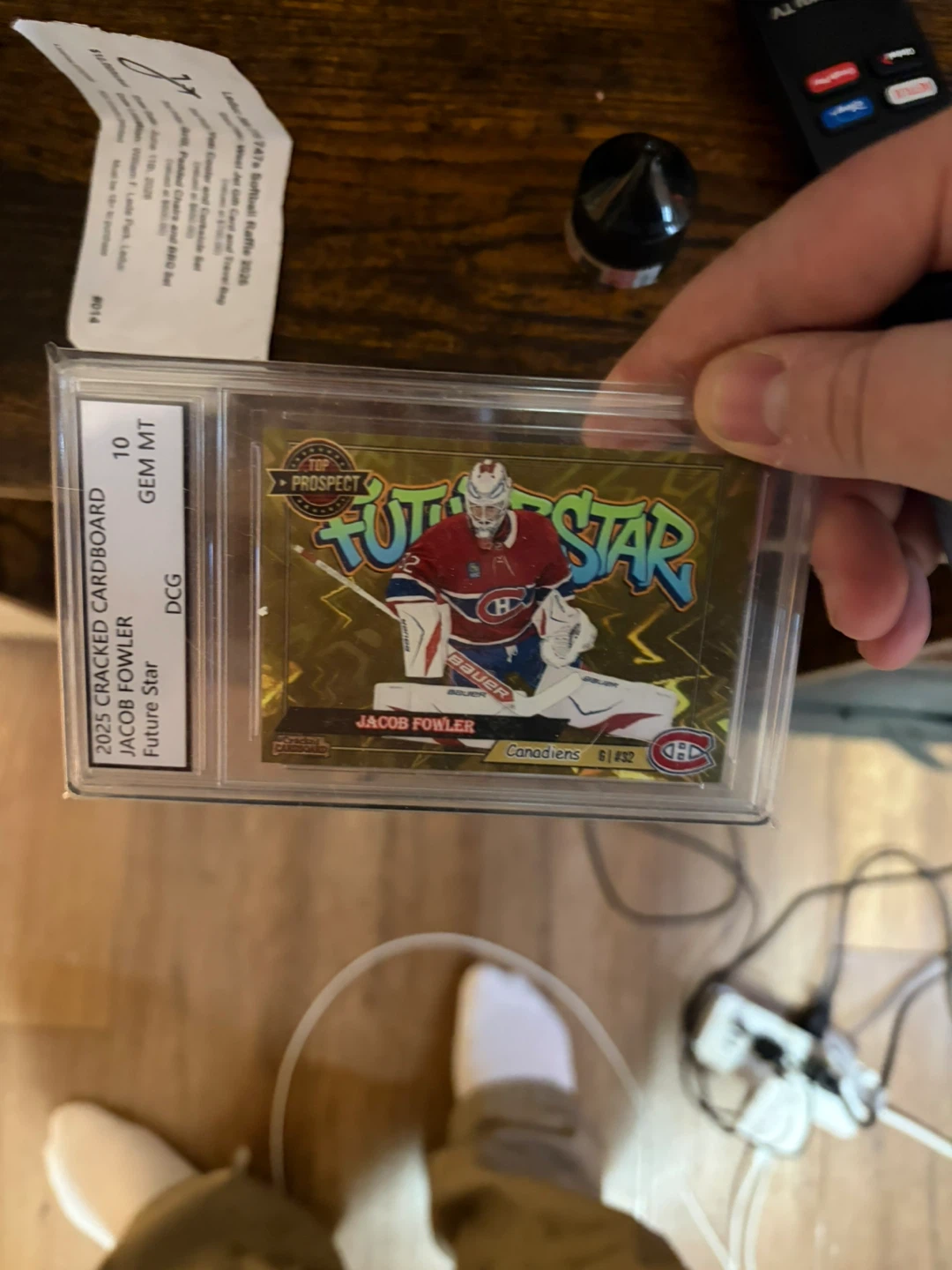 Jacob Fowler "Future Star" Hockey Card - photo 2