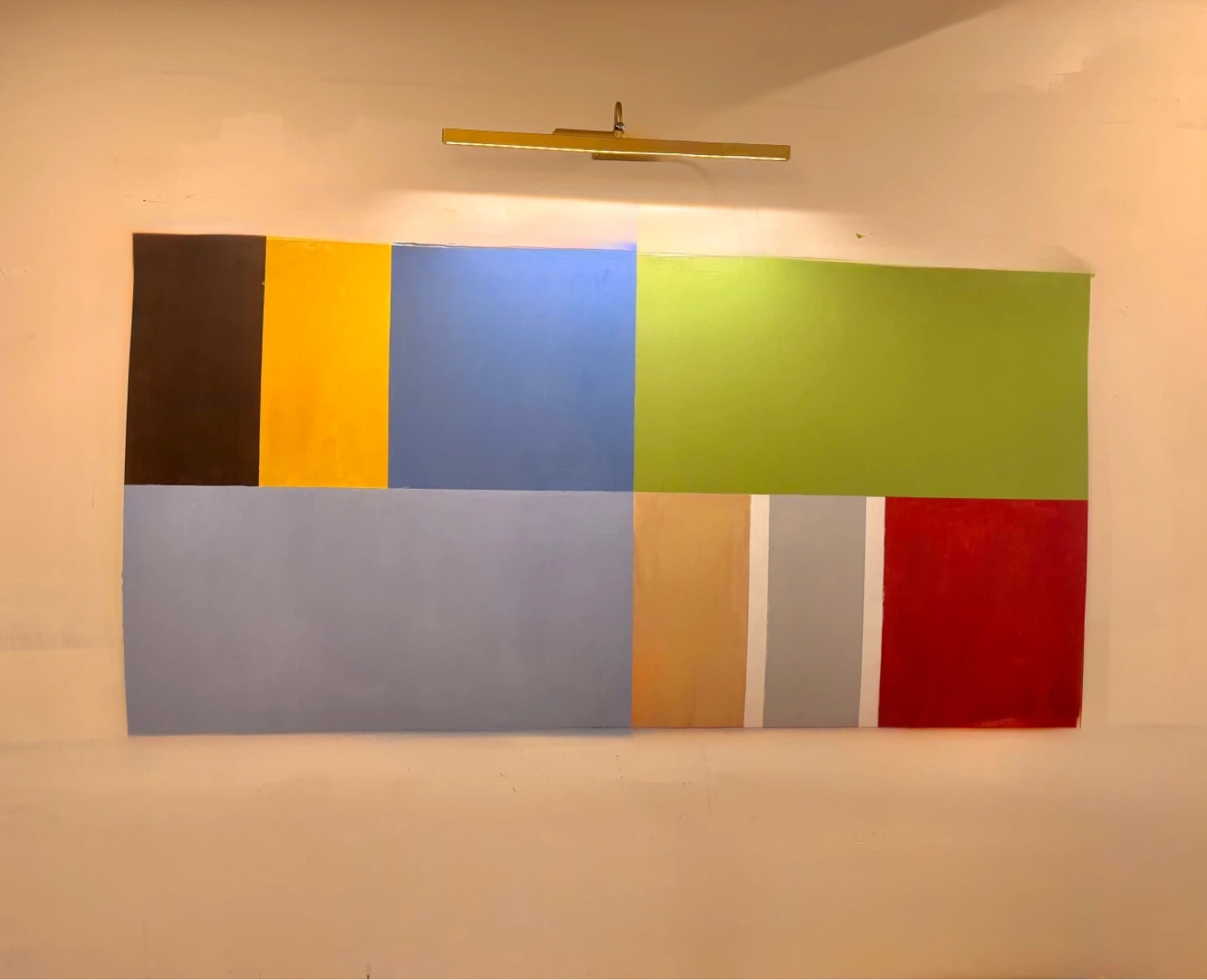 Abstract Color Block Canvas Wall Art