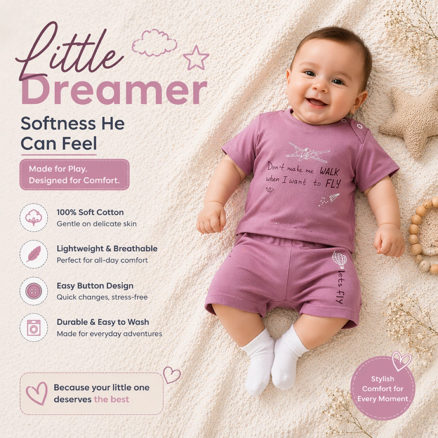 Baby Clothes Set - 100% Soft Cotton - photo 4
