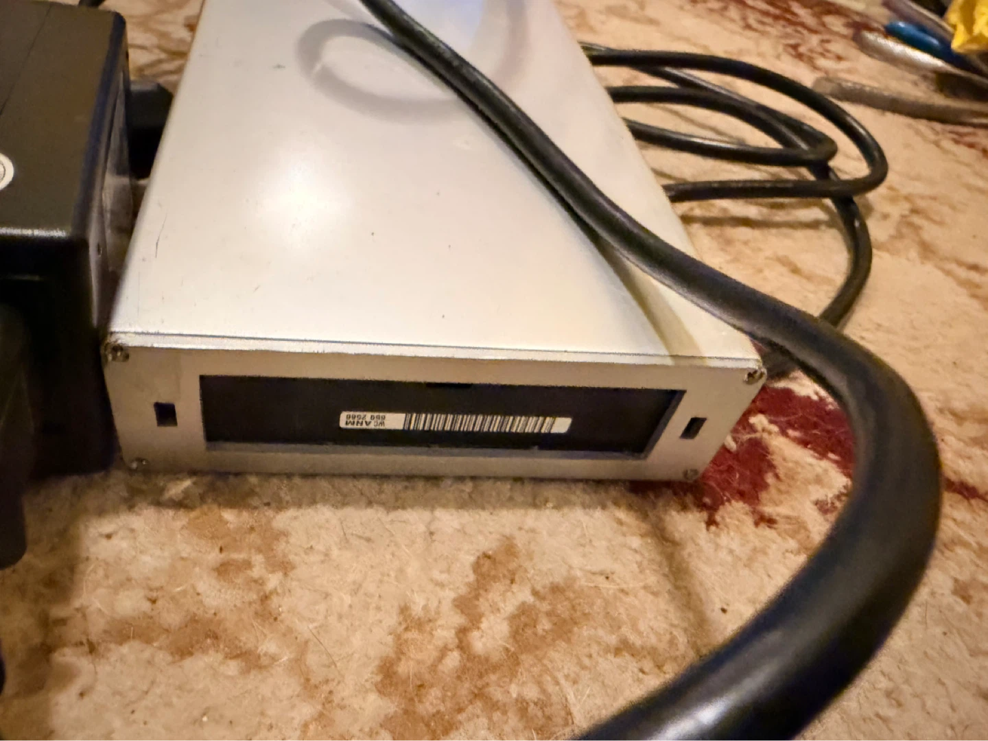Silver External Hard Drive Enclosure 280 Gb