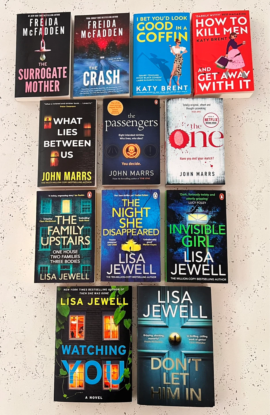 Thriller and Mystery Books (Paperback)
