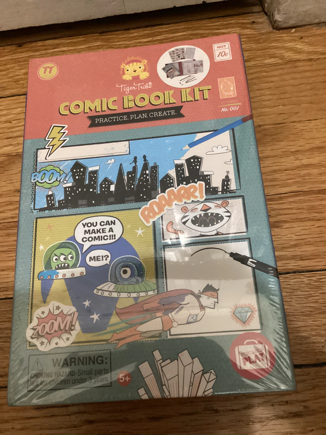 New in wrapper still Tiger Tribe Comic Book Kit