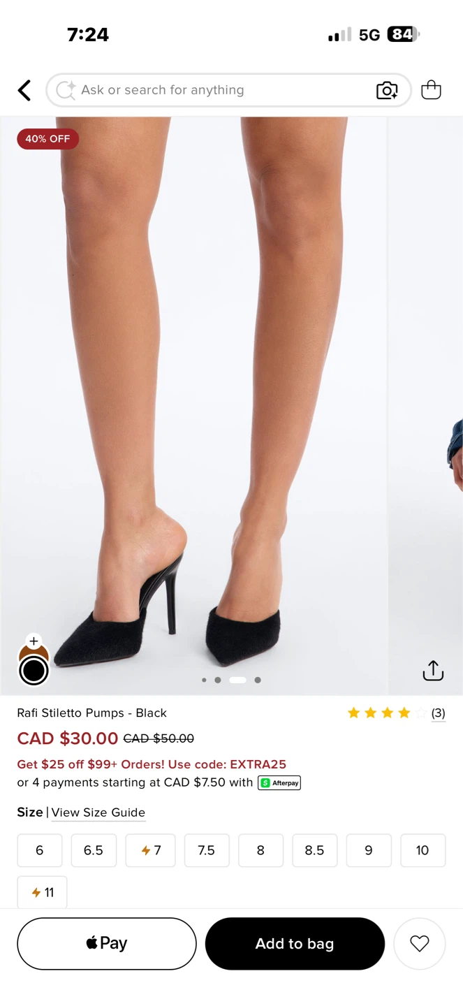 Rafi Stiletto Pumps - Black - photo 2