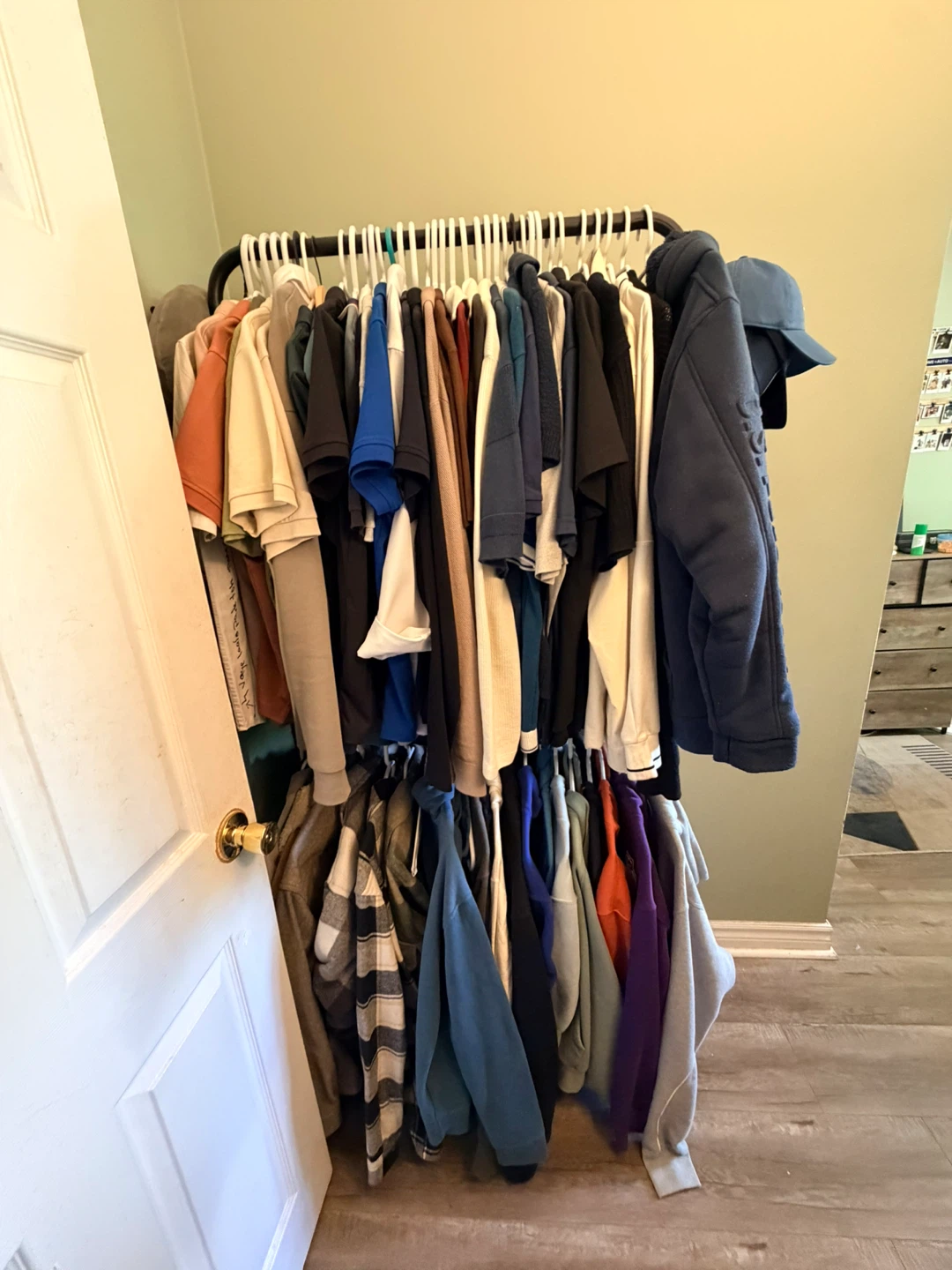 Assorted Men's Clothing Rack