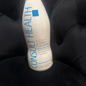 Consult Health ACV + Super Cleanse Peach Mango Flavor 32 oz