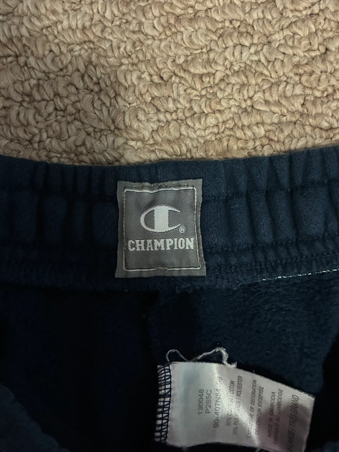 Champion Navy Sweatpants - Size X-Large - photo 2