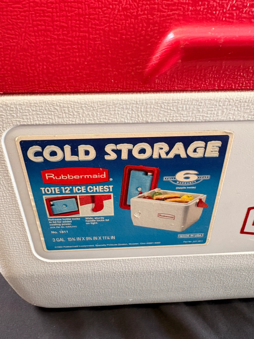 Rubbermaid Cold Storage Tote 12" Ice Chest - photo 2