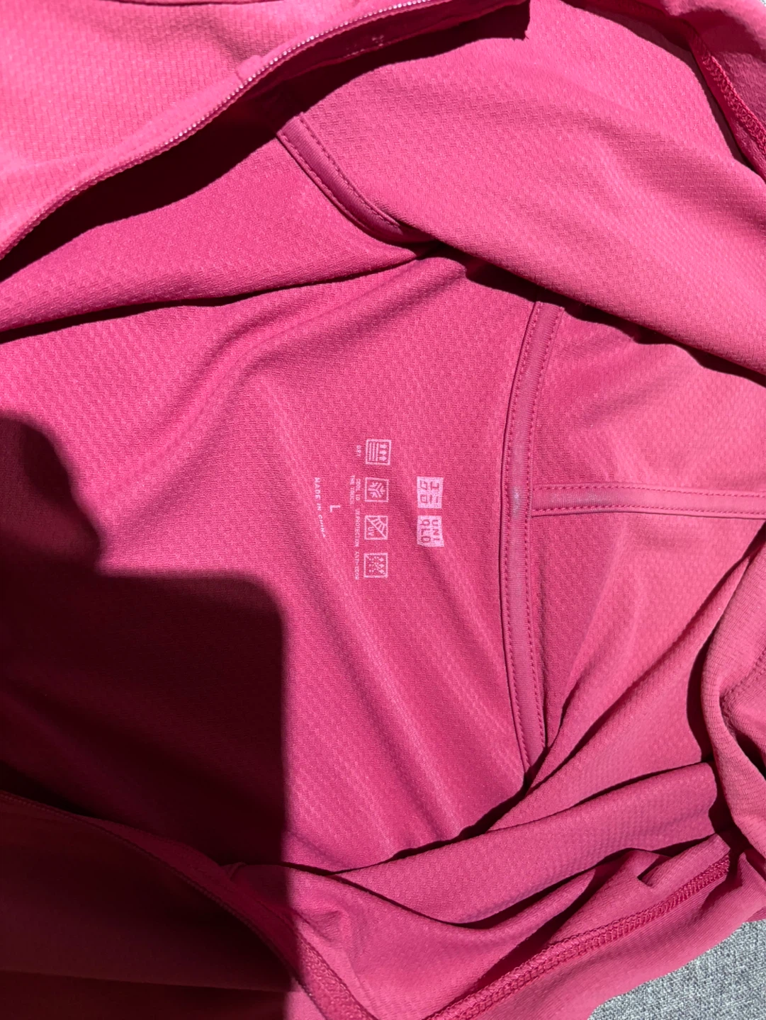 UV  protection Uniqlo Pink Zip-Up Hoodie - photo 2