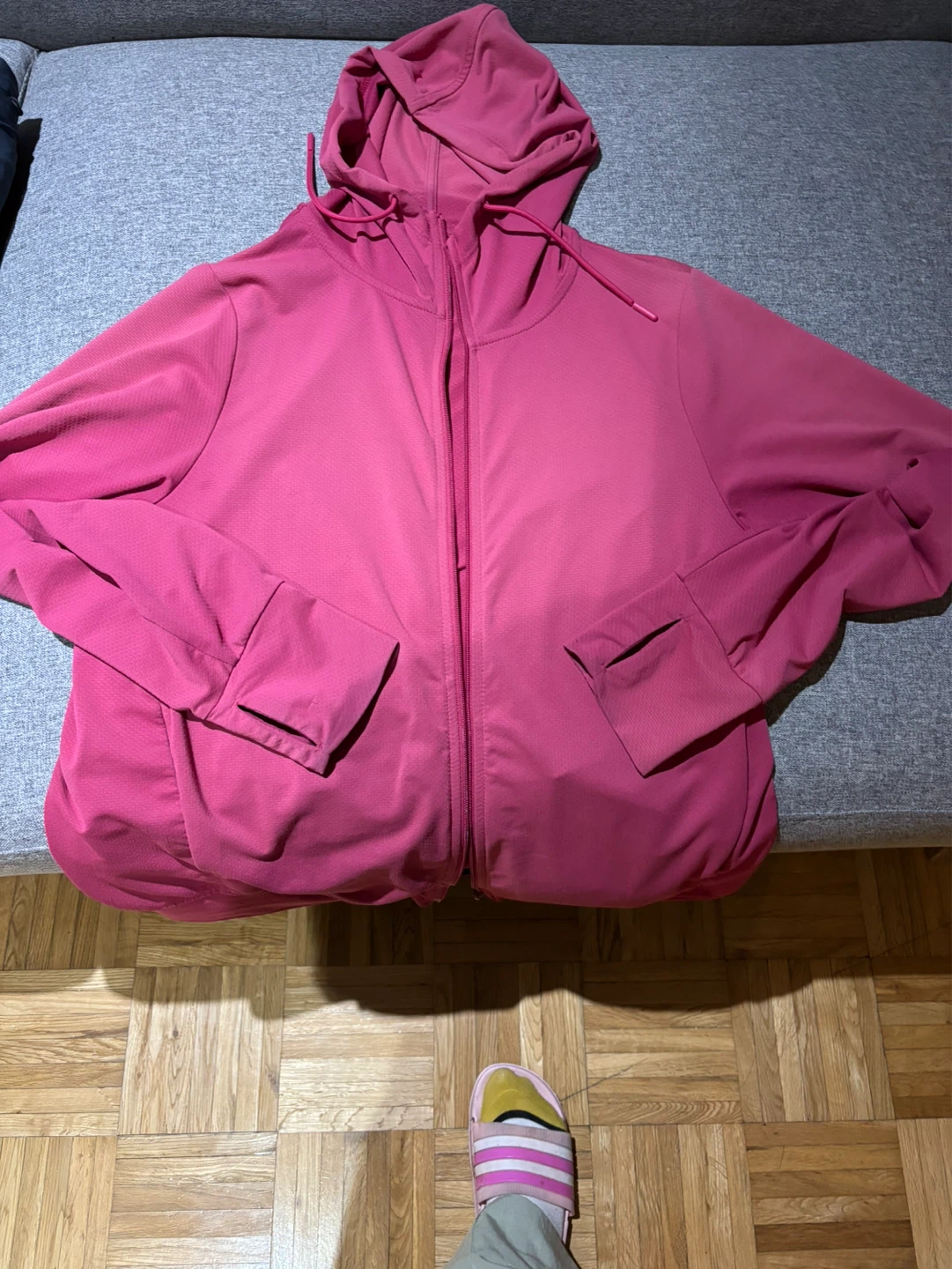 UV  protection Uniqlo Pink Zip-Up Hoodie