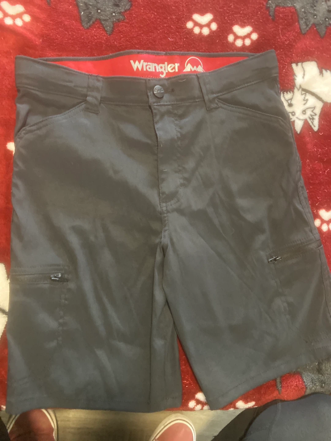 Black Wrangler Boys Shorts Size 14 (fit like 12) - photo 2