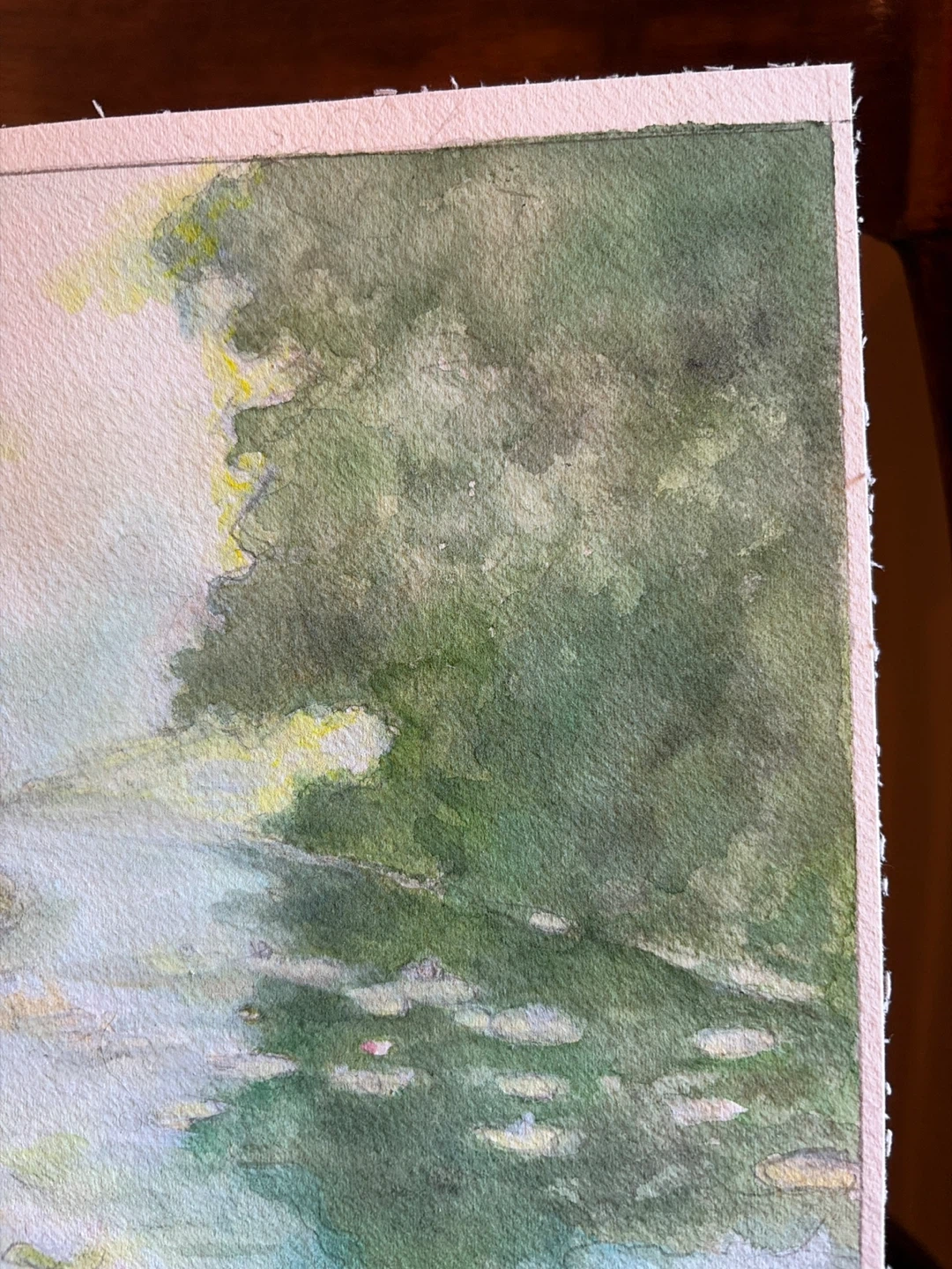 S. O'Reilly Watercolor Painting - Water Lilies Scene - photo 3