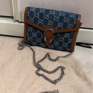 Gucci Denim Shoulder Bag