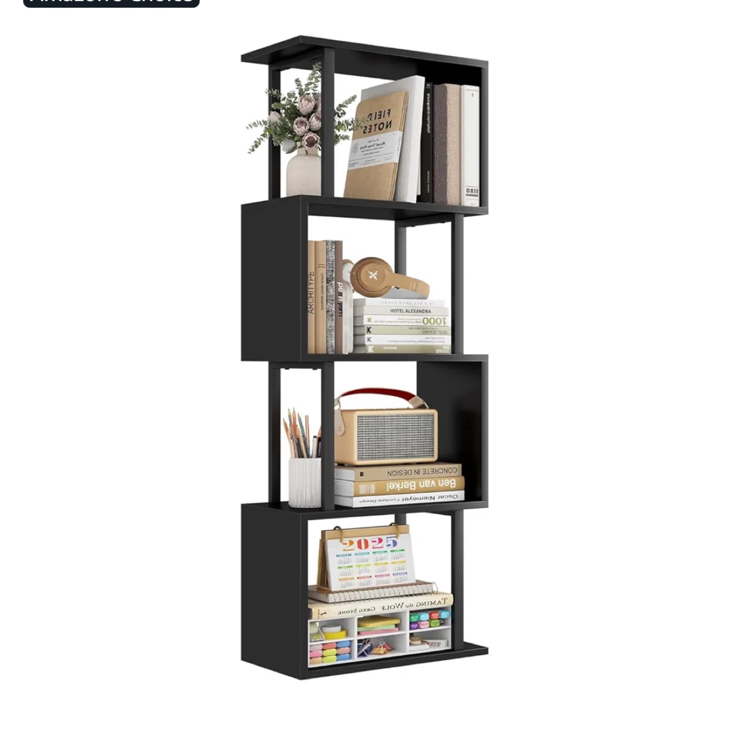 Black Modern Bookshelf