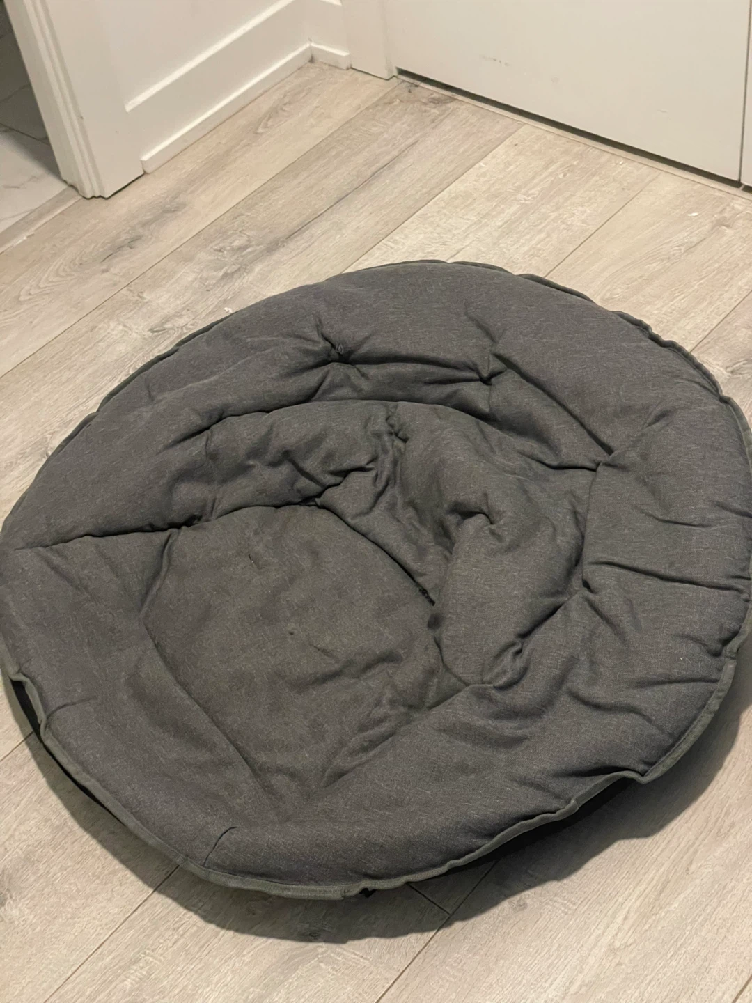Grey Round Moon Chair - photo 3