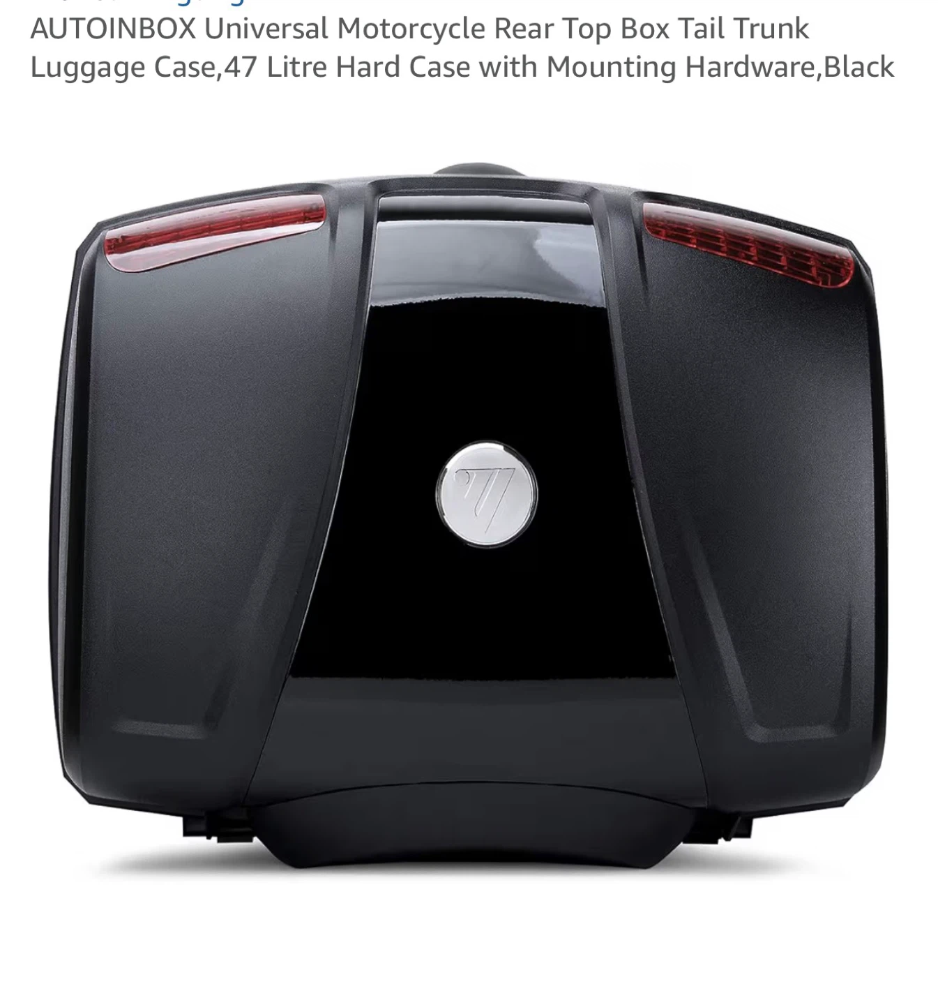 AUTOINBOX Motorcycle Rear Top Box