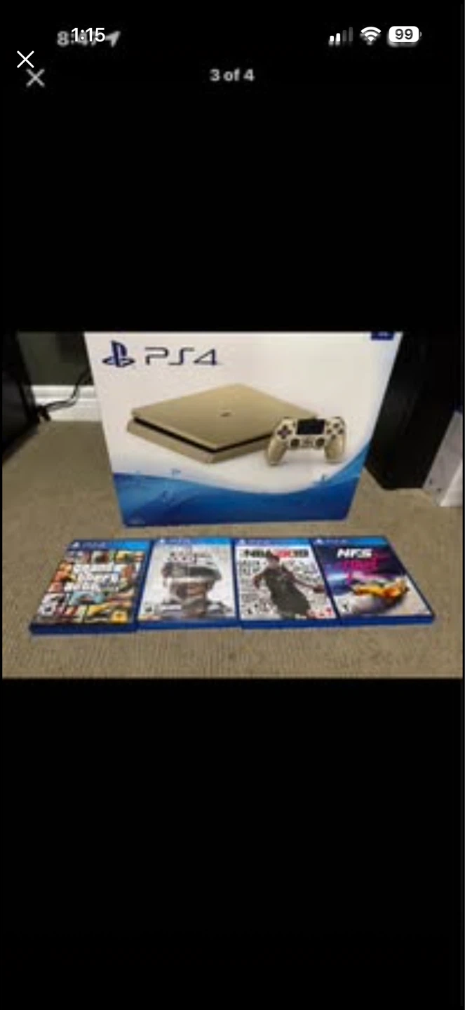 Gold Limited Edition PS4
