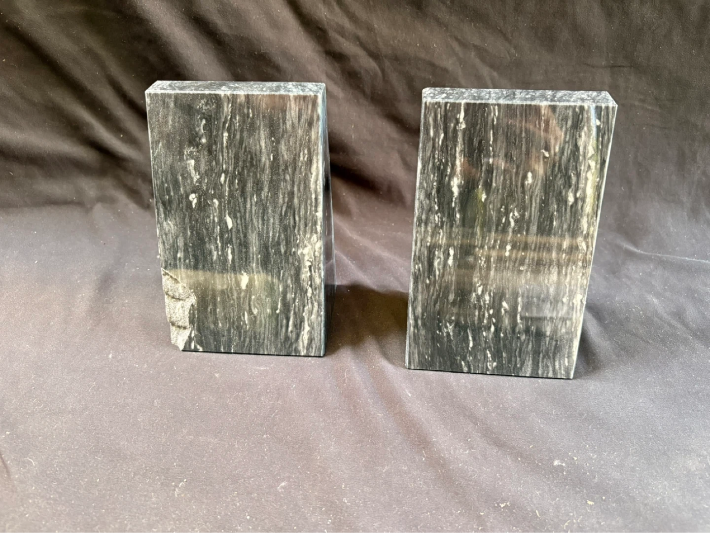 Marble Bookends