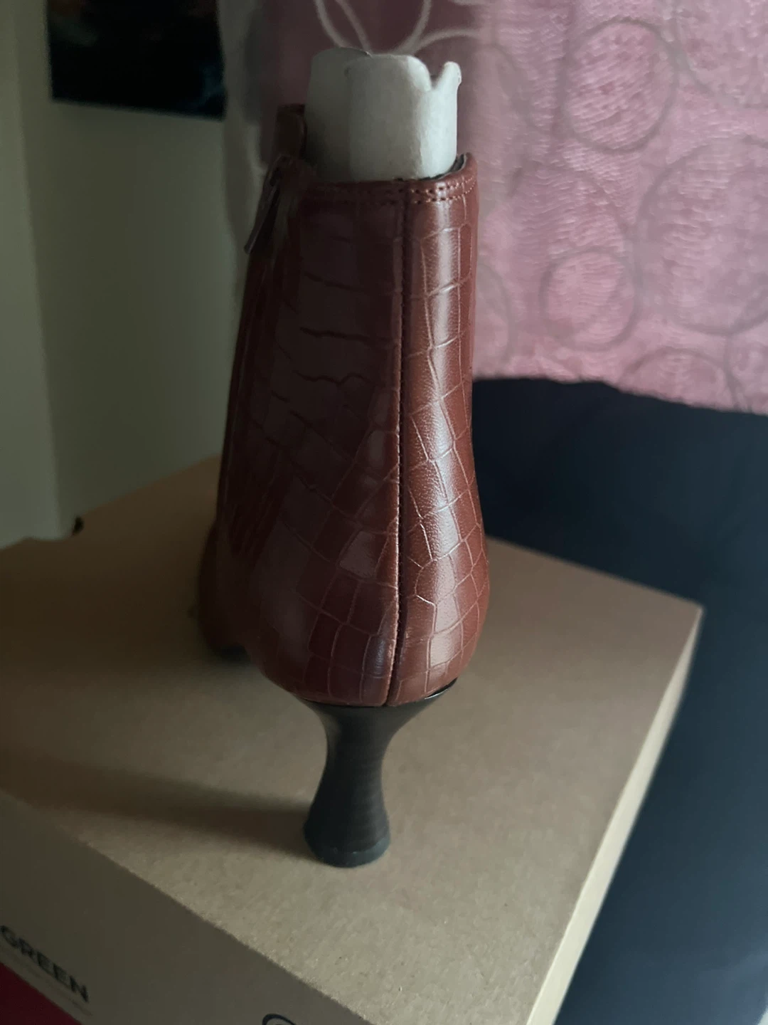 Tan Leather Ankle Boots - Kataleyna Glow - photo 5