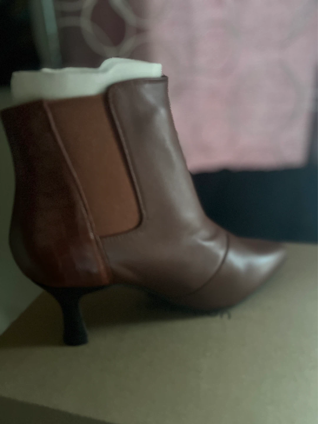 Tan Leather Ankle Boots - Kataleyna Glow - photo 3