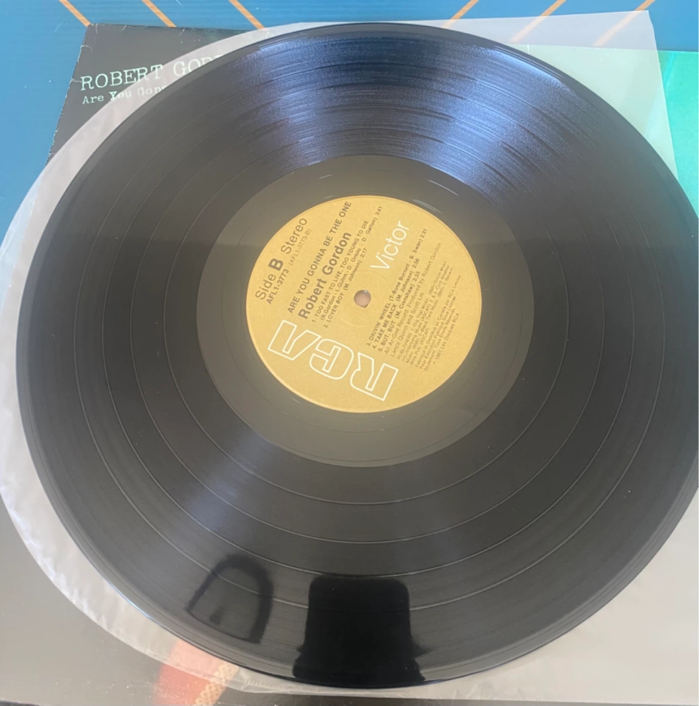Vinyl Robert Gordon Are You Gonna Be the One VG+ NeoRockabilly - photo 4
