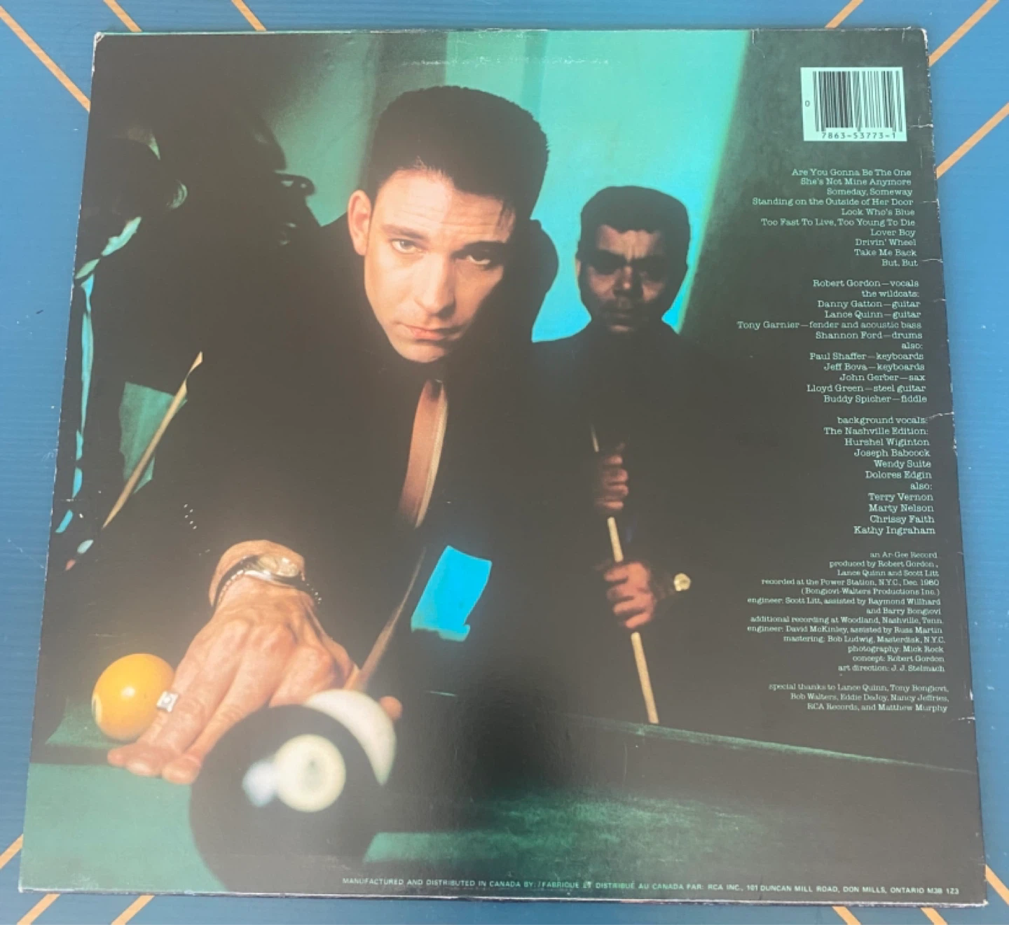 Vinyl Robert Gordon Are You Gonna Be the One VG+ NeoRockabilly - photo 2
