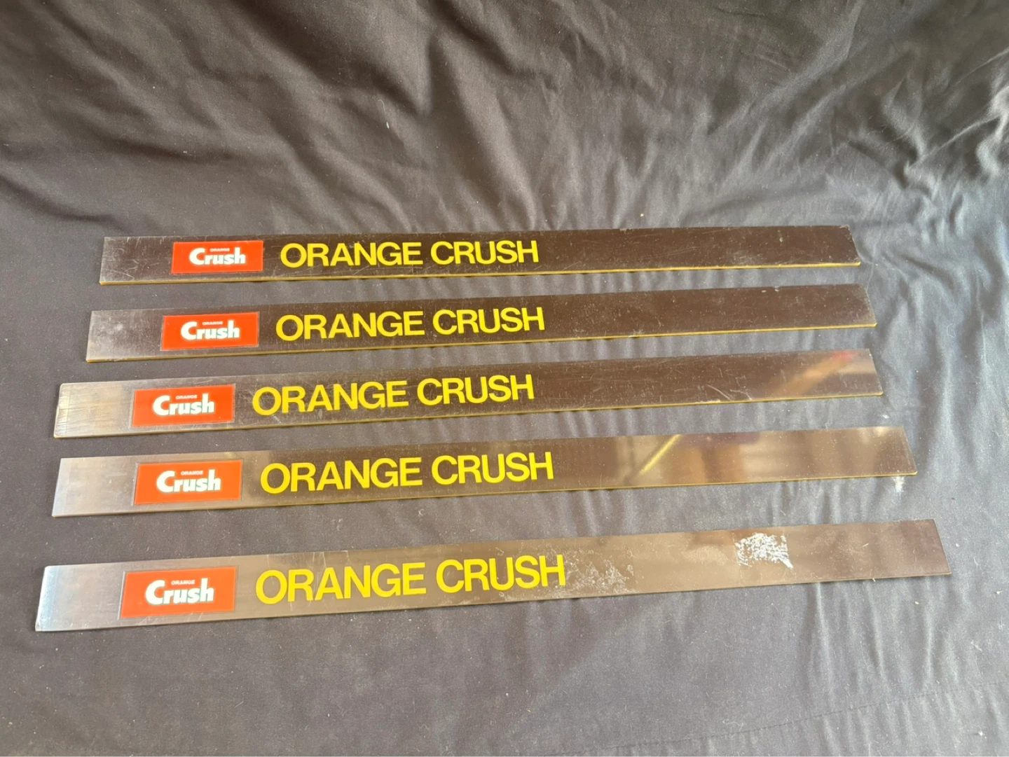 Crush Orange Drink Shelf Strips (Set of 5)