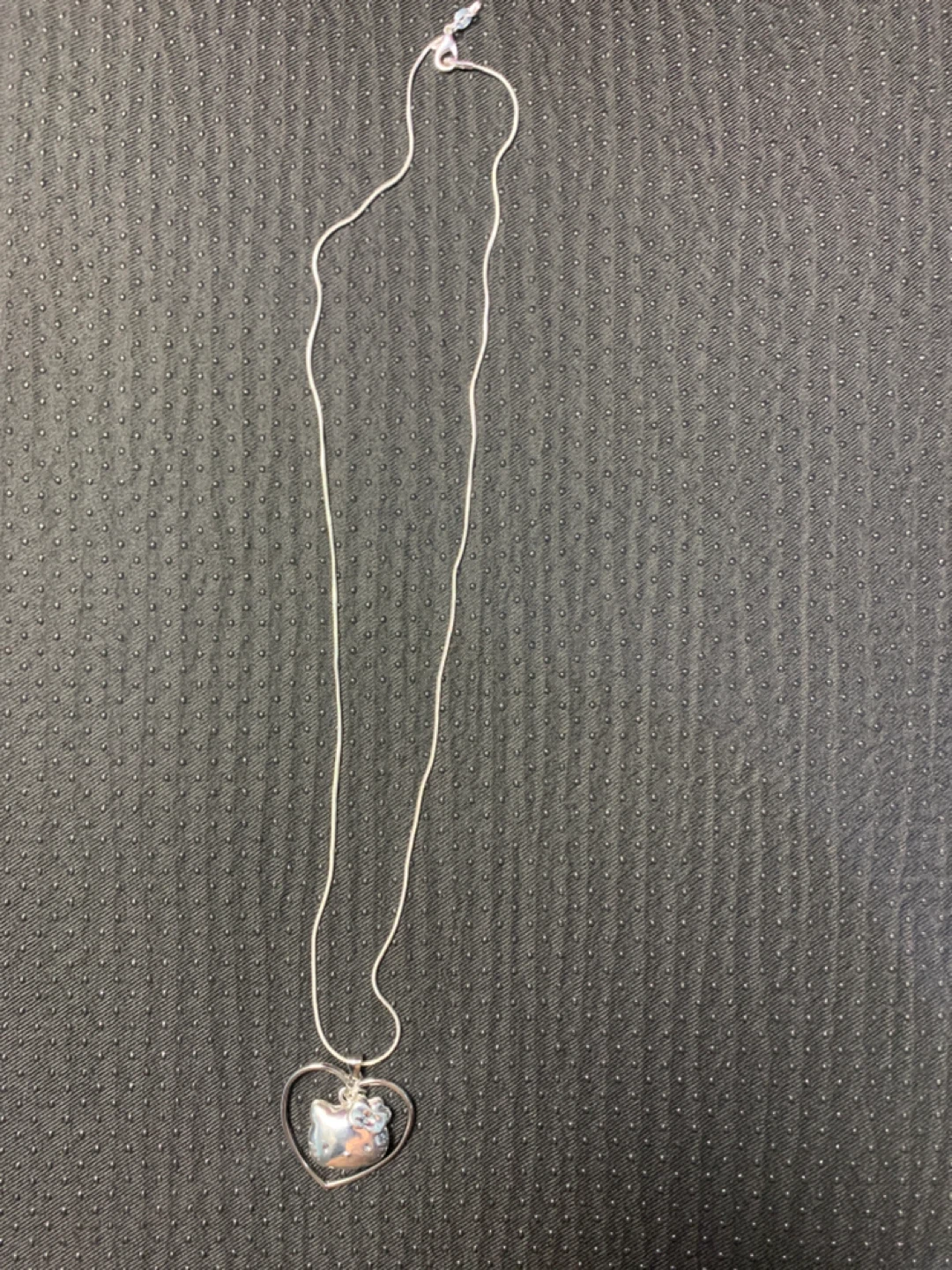 Hello Kitty Heart Locket Necklace
