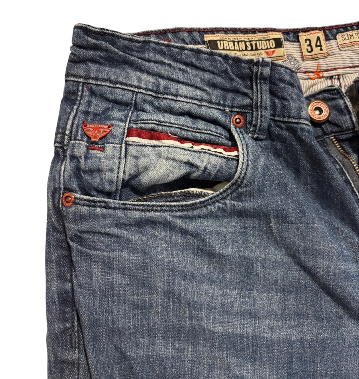 Urban Studio Slim Fit Jeans - Size 34 - photo 4