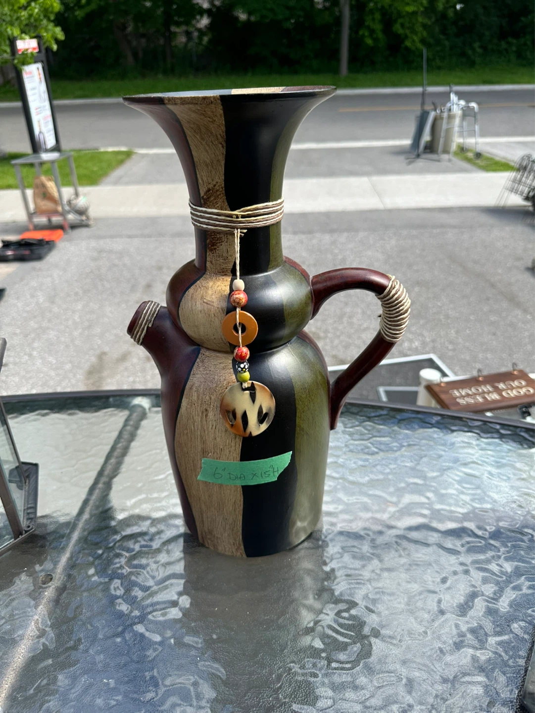 Decorative Vase with Beads - photo 3