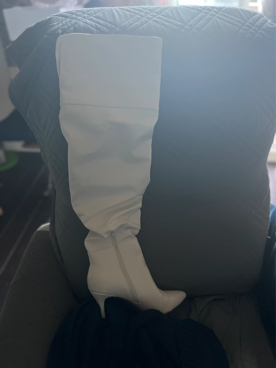 White Over-the-Knee Boots new never wear