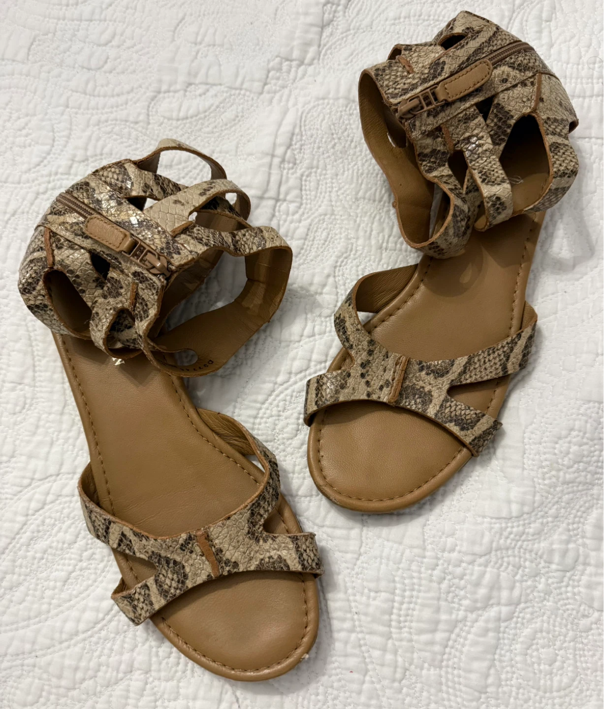 Cole Haan Snakeskin Gladiator Sandals - photo 5
