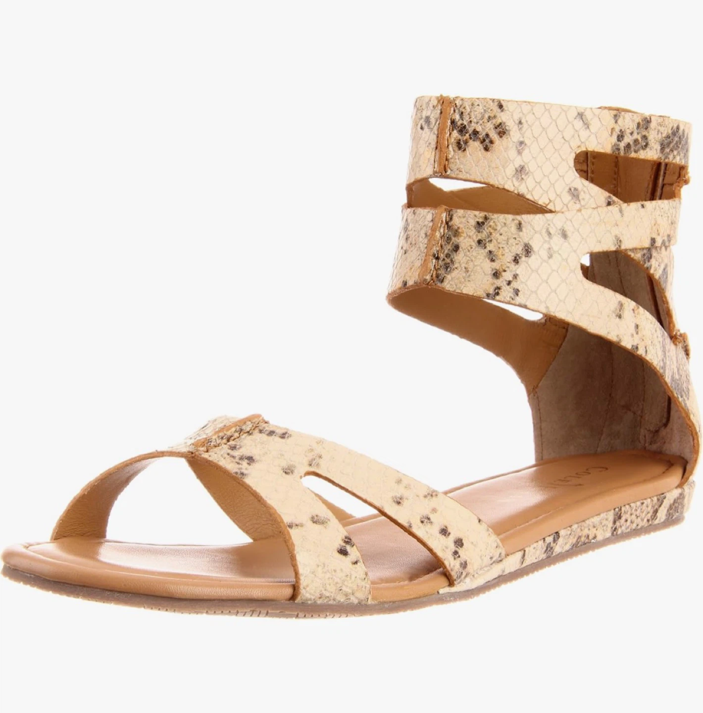 Cole Haan Snakeskin Gladiator Sandals