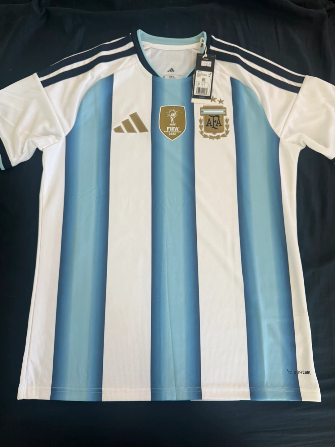 Authentic Adidas Argentina Home Jersey Medium