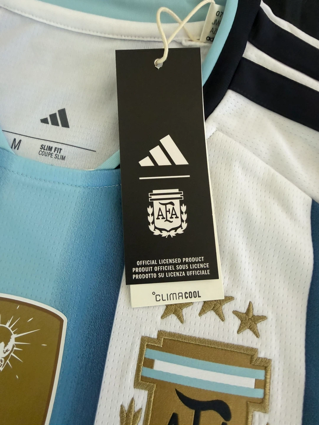 Authentic Adidas Argentina Home Jersey Medium - photo 4