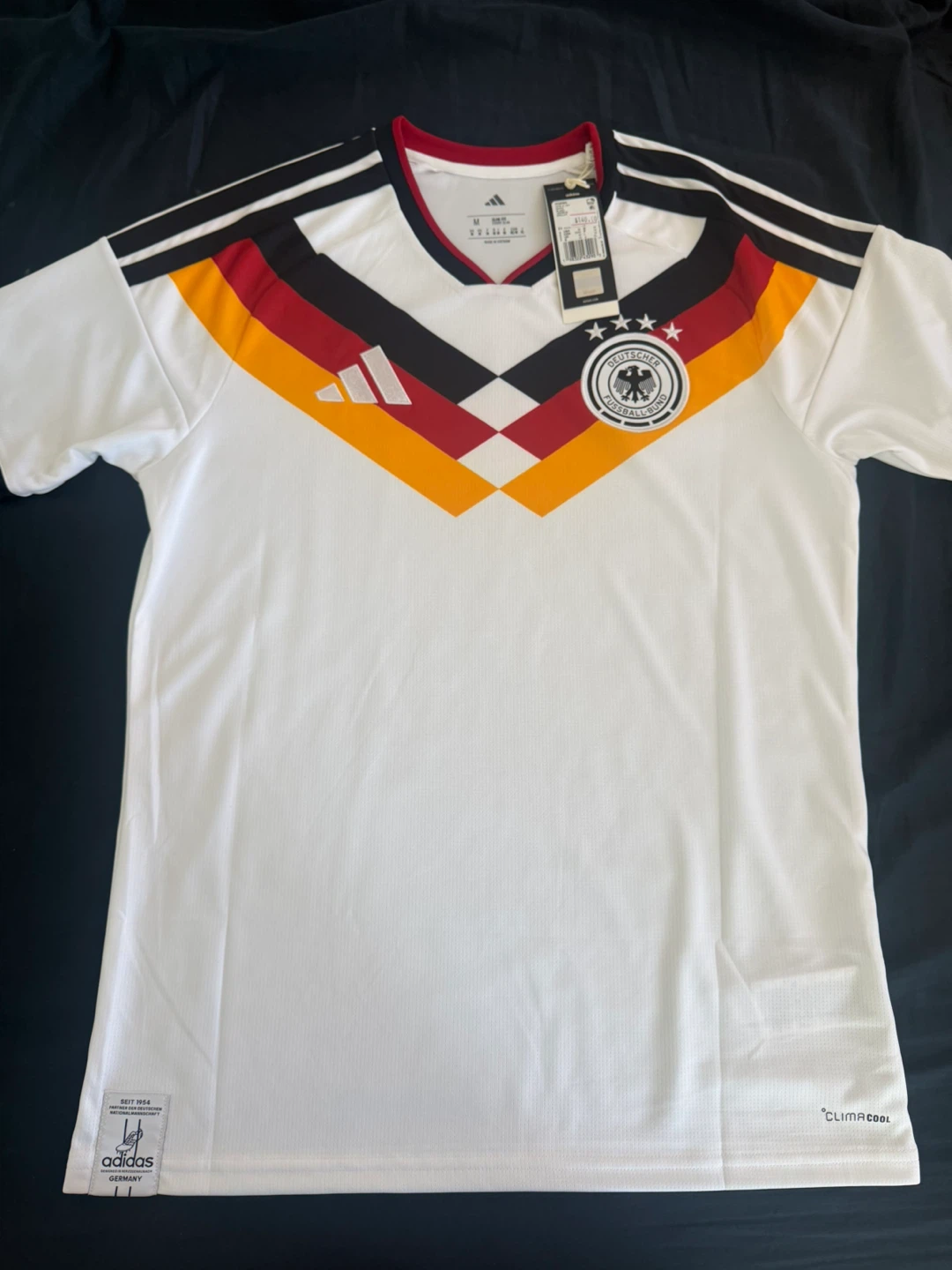 Authentic Adidas Germany National Football Team Jersey - Size M