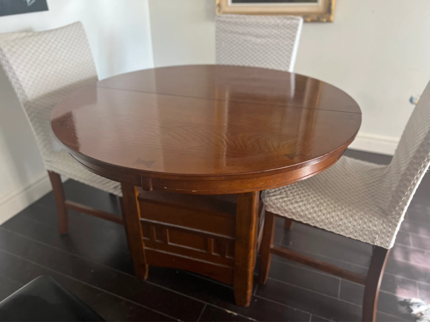 Wooden Dining Table and Chairs Set - photo 3