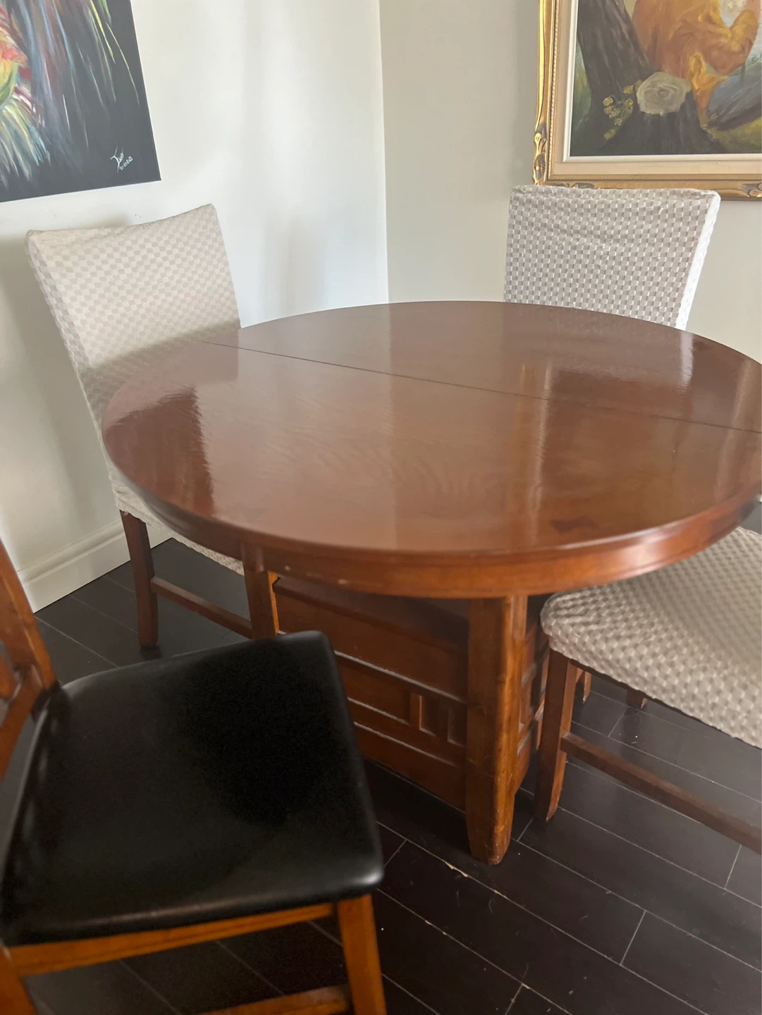 Wooden Dining Table and Chairs Set - photo 4