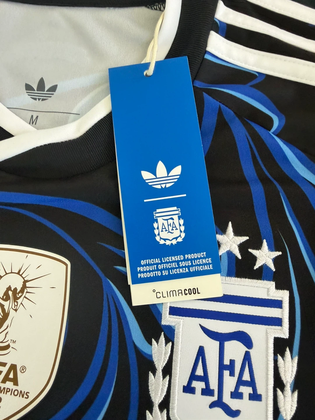 Authentic Adidas Argentina FIFA World Cup Jersey Medium - photo 4