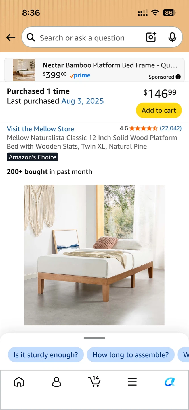 [QUICK SALE] Twin XL Mattress + Bed Frame - Excellent Condition - photo 3